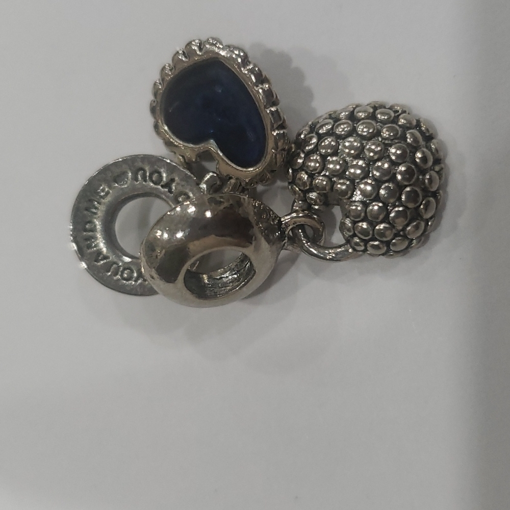 1 Pair U &Me Charms fit into pendora bracelets